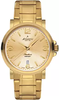 Швейцарские наручные мужские часы Atlantic 72365.45.35. Коллекция Seashore