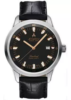 Швейцарские наручные мужские часы Atlantic 73360.41.61R. Коллекция Seacloud