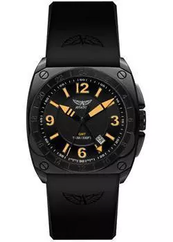 Швейцарские наручные мужские часы Aviator M.1.12.5.053.6. Коллекция Mig-29