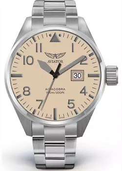 Швейцарские наручные мужские часы Aviator V.1.22.0.190.5. Коллекция Airacobra