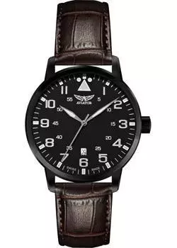 Швейцарские наручные мужские часы Aviator V.1.11.5.036.4. Коллекция Airacobra