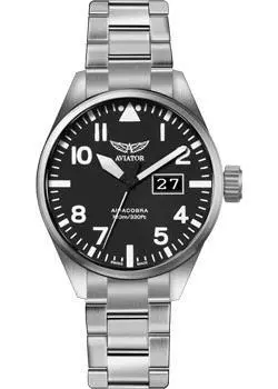 Швейцарские наручные мужские часы Aviator V.1.22.0.148.5. Коллекция Airacobra