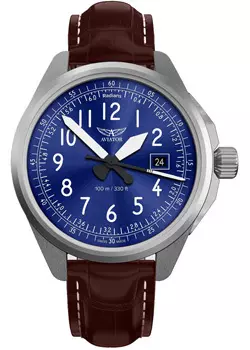 Швейцарские наручные мужские часы Aviator V.1.38.0.325.4. Коллекция Airacobra