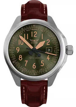Швейцарские наручные мужские часы Aviator V.1.38.0.329.4. Коллекция Airacobra