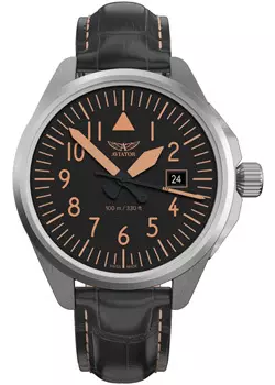 Швейцарские наручные мужские часы Aviator V.1.38.0.316.4. Коллекция Airacobra