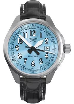 Швейцарские наручные мужские часы Aviator V.1.38.0.328.4. Коллекция Airacobra