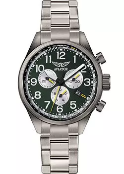 Швейцарские наручные мужские часы Aviator V.2.25.7.171.5. Коллекция Airacobra P45 Chrono