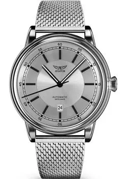 Швейцарские наручные мужские часы Aviator V.3.32.0.241.5. Коллекция Douglas DC-3