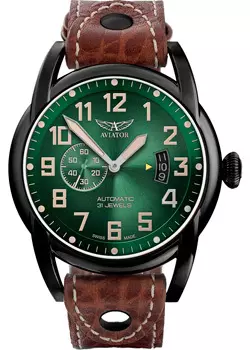 Швейцарские наручные мужские часы Aviator V.3.18.5.313.4. Коллекция Bristol Scout