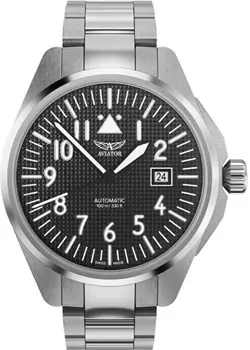 Швейцарские наручные мужские часы Aviator V.3.39.0.333.5. Коллекция Airacobra