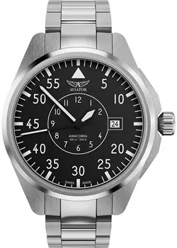 Швейцарские наручные мужские часы Aviator V.3.39.0.340.5. Коллекция Airacobra