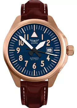 Швейцарские наручные мужские часы Aviator V.3.39.2.335.4. Коллекция Airacobra