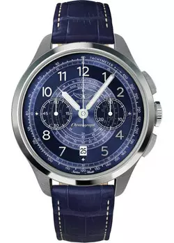 Швейцарские наручные мужские часы Aviator V.4.40.0.356.4. Коллекция Heritage Chronograph