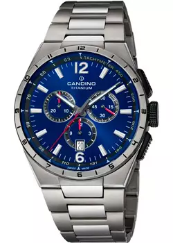 Швейцарские наручные мужские часы Candino C4603.H. Коллекция Titanium