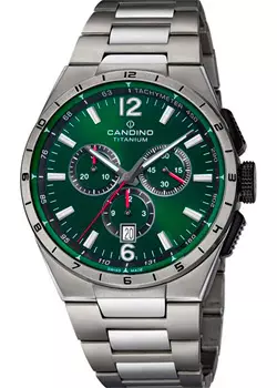 Швейцарские наручные мужские часы Candino C4603.K. Коллекция Titanium