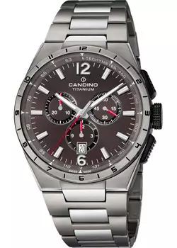 Швейцарские наручные мужские часы Candino C4603.P. Коллекция Titanium
