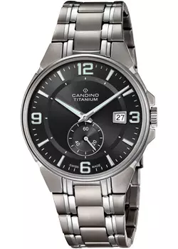 Швейцарские наручные мужские часы Candino C4604.C. Коллекция Titanium