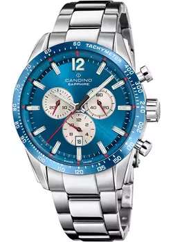 Швейцарские наручные мужские часы Candino C4757.2. Коллекция Chronograph