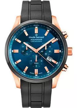 Швейцарские наручные мужские часы Claude Bernard 10222-37RNCABUIR1. Коллекция Aquarider