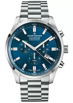 Швейцарские наручные мужские часы Claude Bernard 10222-3MBUIN1. Коллекция Aquarider