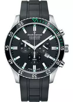 Швейцарские наручные мужские часы Claude Bernard 10223-3NVCANV. Коллекция Aquarider