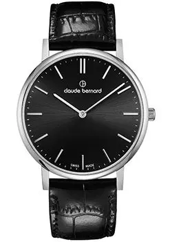 Швейцарские наручные мужские часы Claude Bernard 20219-3NIN. Коллекция Classic Slim Line