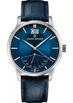 Швейцарские наручные мужские часы Claude Bernard 41001-3BUIN. Коллекция Classic Gents
