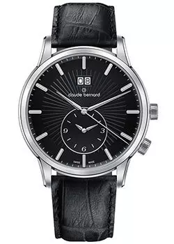 Швейцарские наручные мужские часы Claude Bernard 62007-3NIN. Коллекция Classic Gents