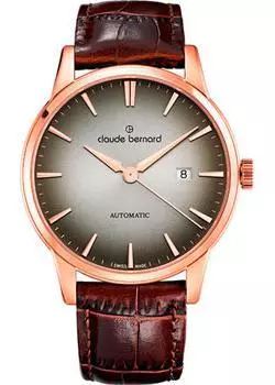 Швейцарские наручные мужские часы Claude Bernard 80091-37RDIR1. Коллекция Classic Automatic