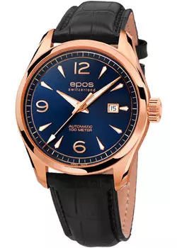 Швейцарские наручные мужские часы Epos 3401.132.24.56.25. Коллекция Passion