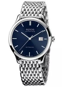 Швейцарские наручные мужские часы Epos 3420.152.20.16.30. Коллекция Originale