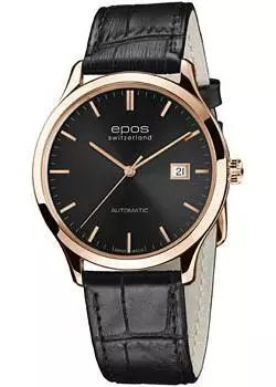 Швейцарские наручные мужские часы Epos 3420.152.24.14.15. Коллекция Originale