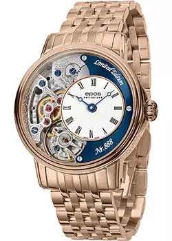 Швейцарские наручные мужские часы Epos 3435.313.24.26.34. Коллекция Oeuvre d art