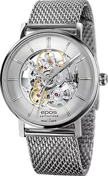 Швейцарские наручные мужские часы Epos 3437.135.20.18.30. Коллекция Originale