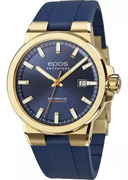 Швейцарские наручные мужские часы Epos 3442.132.22.16.56. Коллекция Sportive
