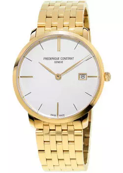 Швейцарские наручные мужские часы Frederique Constant FC-220V5S5B. Коллекция Slim Line