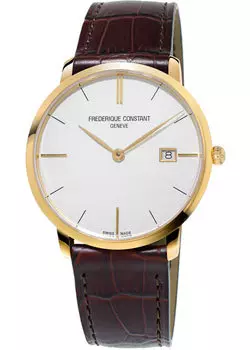 Швейцарские наручные мужские часы Frederique Constant FC-220V5S5. Коллекция Slim Line