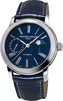 Швейцарские наручные мужские часы Frederique Constant FC-712MN4H6. Коллекция Classics Automatic Moonphase