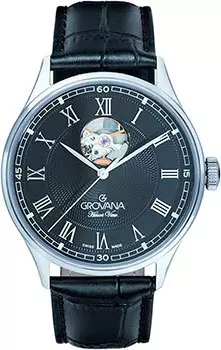 Швейцарские наручные мужские часы Grovana 1190.2587. Коллекция Mechanical