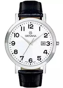 Швейцарские наручные мужские часы Grovana 1230.1538. Коллекция Traditional