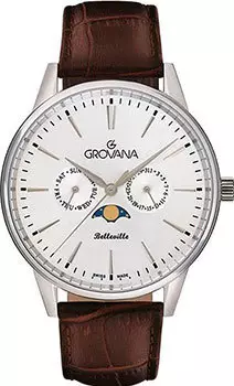 Швейцарские наручные мужские часы Grovana 1766.1532. Коллекция Belleville