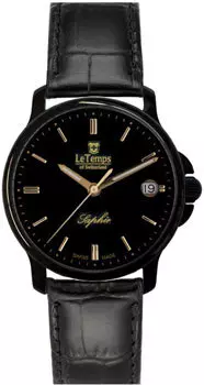 Швейцарские наручные мужские часы Le Temps LT1065.75BL31. Коллекция Zafira