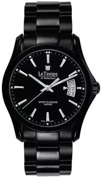 Швейцарские наручные мужские часы Le Temps LT1080.23BS02. Коллекция Sport Elegance