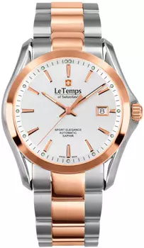 Швейцарские наручные мужские часы Le Temps LT1090.41BT02. Коллекция Sport Elegance Automatic