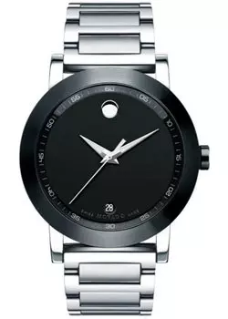 Швейцарские наручные мужские часы Movado 0606604. Коллекция Museum Sport