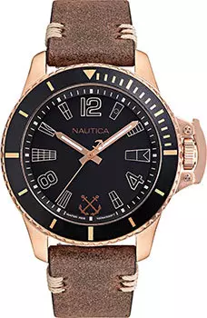 Швейцарские наручные мужские часы Nautica NAPBSF915. Коллекция Bayside