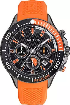 Швейцарские наручные мужские часы Nautica NAPP25F10. Коллекция Pier 25