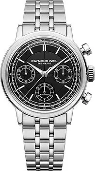 Швейцарские наручные мужские часы Raymond weil 7765-ST-20001. Коллекция Millesime