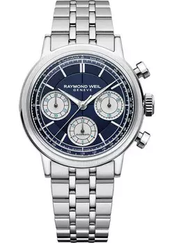 Швейцарские наручные мужские часы Raymond weil 7765-ST-50651. Коллекция Millesime