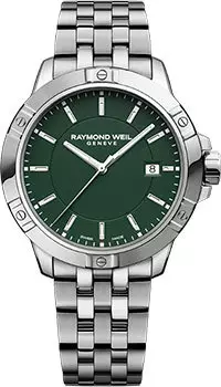 Швейцарские наручные мужские часы Raymond weil 8160-ST-52041. Коллекция Tango